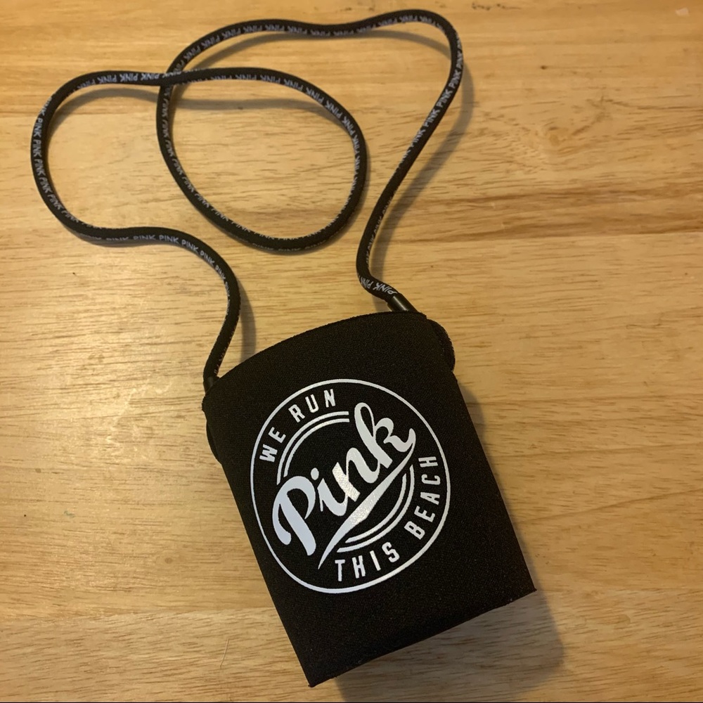 NWOT PINK Lanyard Coozie